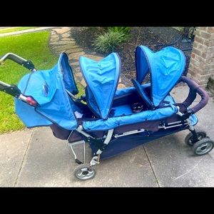 Child Craft foundation stroller for 3 kids